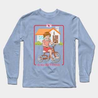 Funny Retro "R Is For Revenge" Parody Long Sleeve T-Shirt